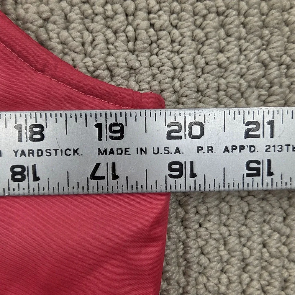 The North Face ThermoBall‎ Quilted Puffer Vest Full Zip Red Womens Medium